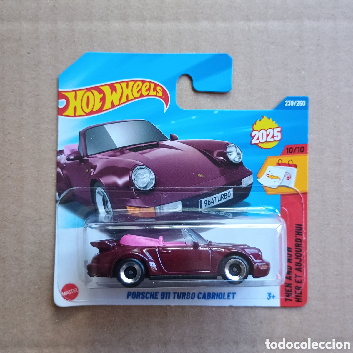 Coches a escala Hot Wheels: Hot Wheels Porsche 911 Turbo Cabriolet