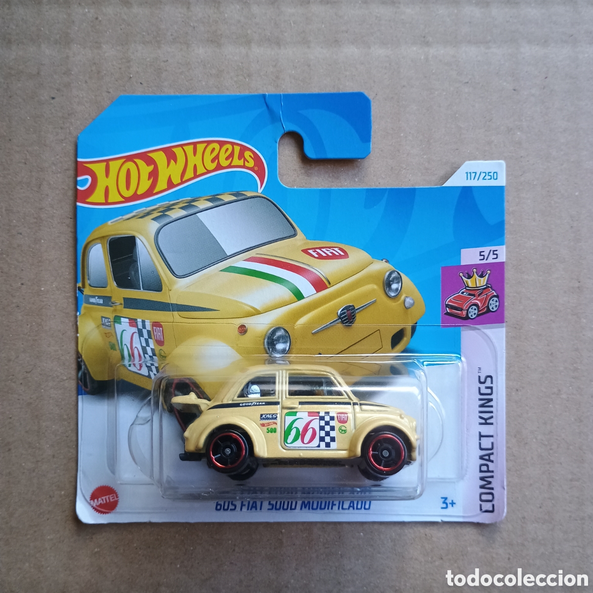 Coches a escala Hot Wheels: Hot Wheels '60s Fiat 500d Modificado