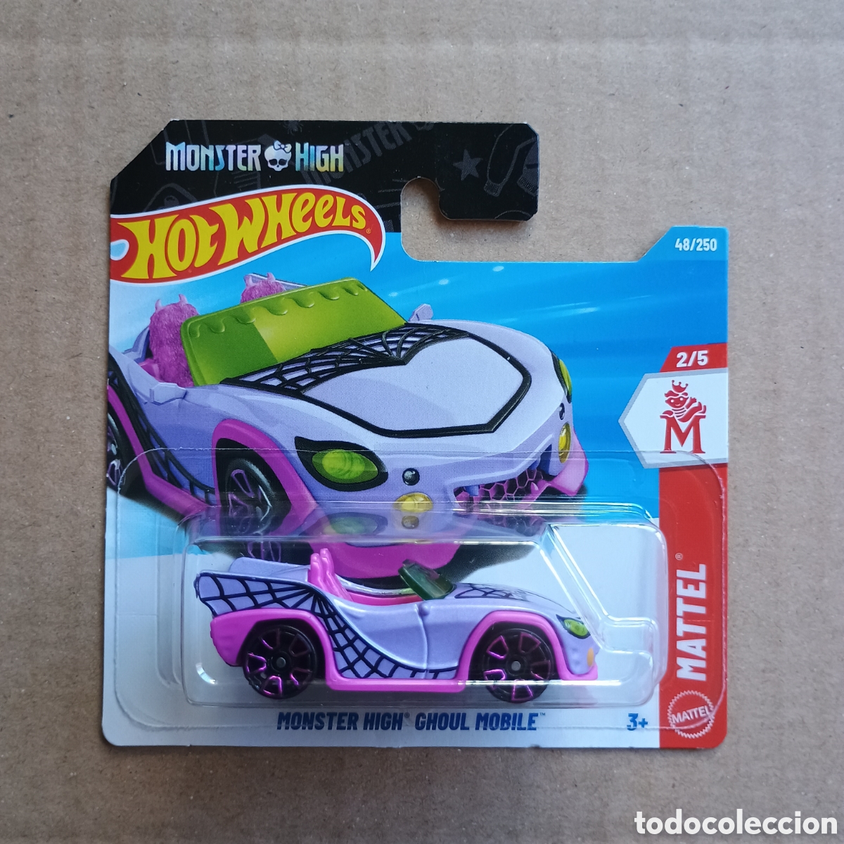 Coches a escala Hot Wheels: Hot Wheels Monster High Ghoul Mobile