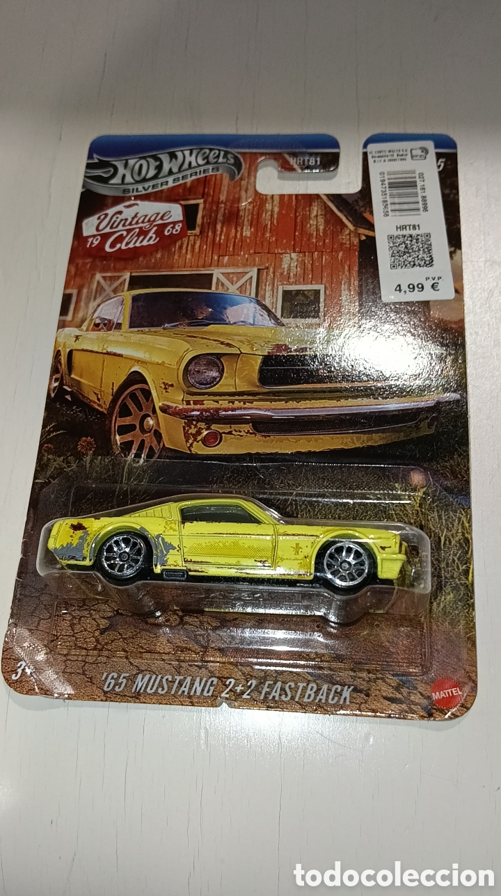 Coches a escala Hot Wheels: HOTWHEELS SILVER SERIES VINTAGE CLUB MUSTANG