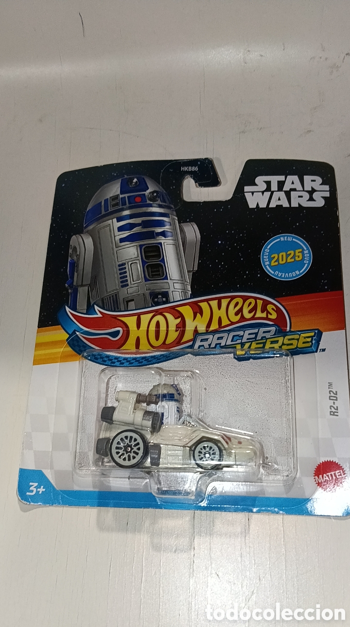 Coches a escala Hot Wheels: HOTWHEELS STAR WARS R2 D2