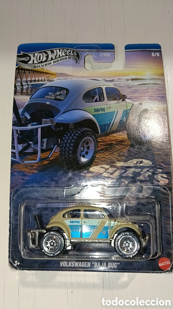 Coches a escala Hot Wheels: HOTWHEELS SILVER SERIES VOLKSWAGEN ESCARABAJO BAJA BUG