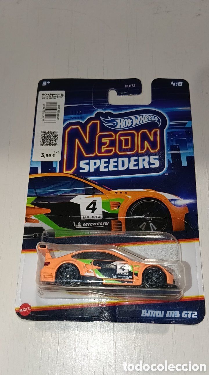 Coches a escala Hot Wheels: HOTWHEELS NEON SPEEDERS BMW M3