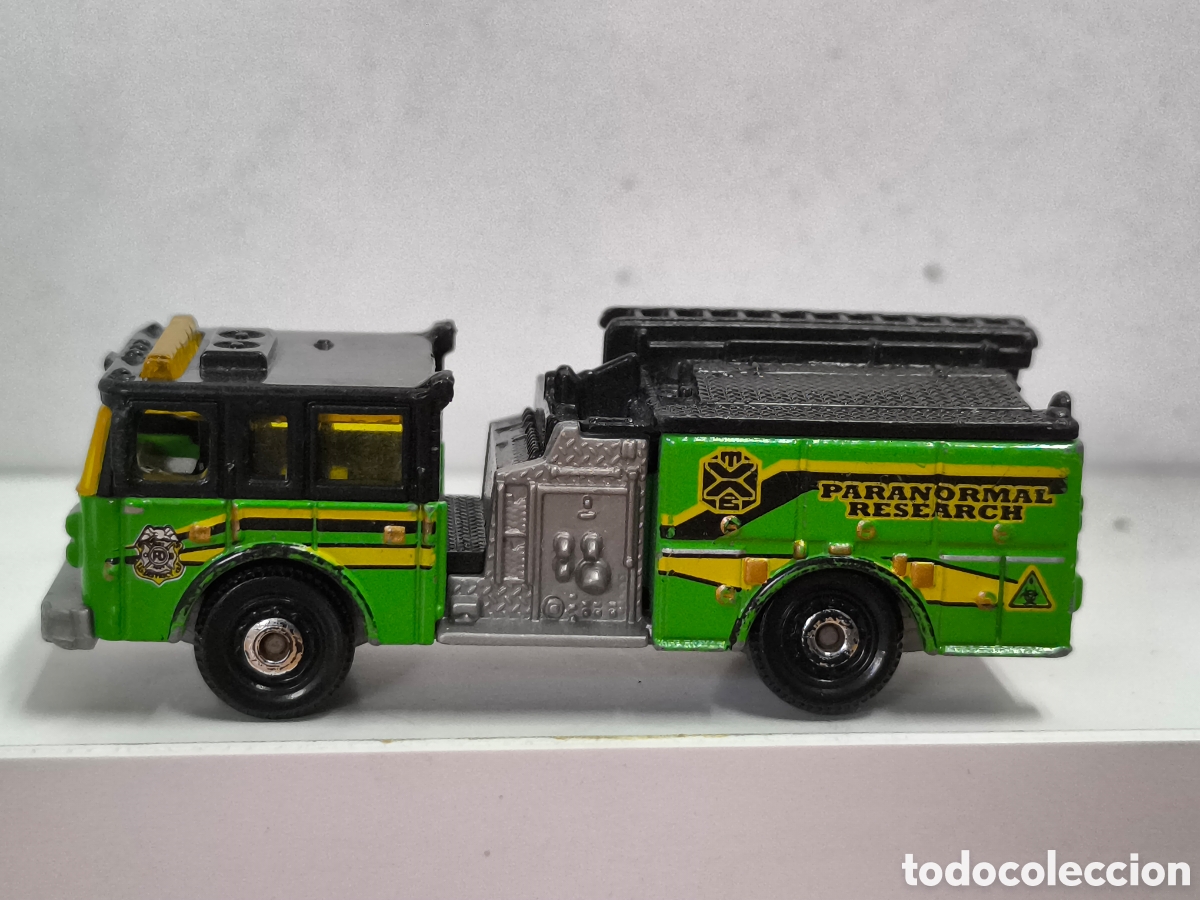 Coches a escala Hot Wheels: Vintage 2008 Matchbox Pierce Dash Fire Engine Paranormal Research Truck Rare Old
