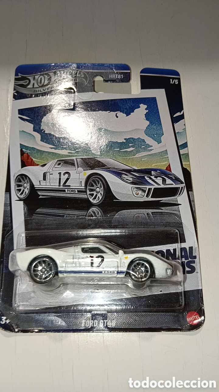 Coches a escala Hot Wheels: HOTWHEELS SILVER SERIES FORD GT 40