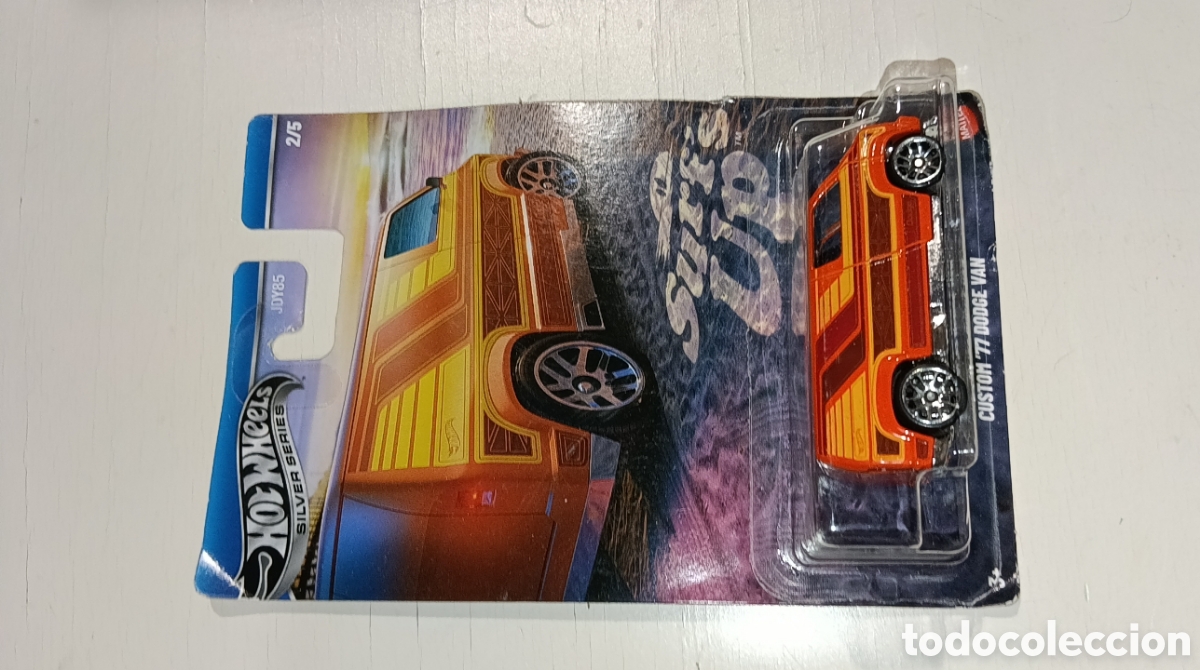 Coches a escala Hot Wheels: HOTWHEELS SILVER SERIES CUSTOM 77 DODGE VAN