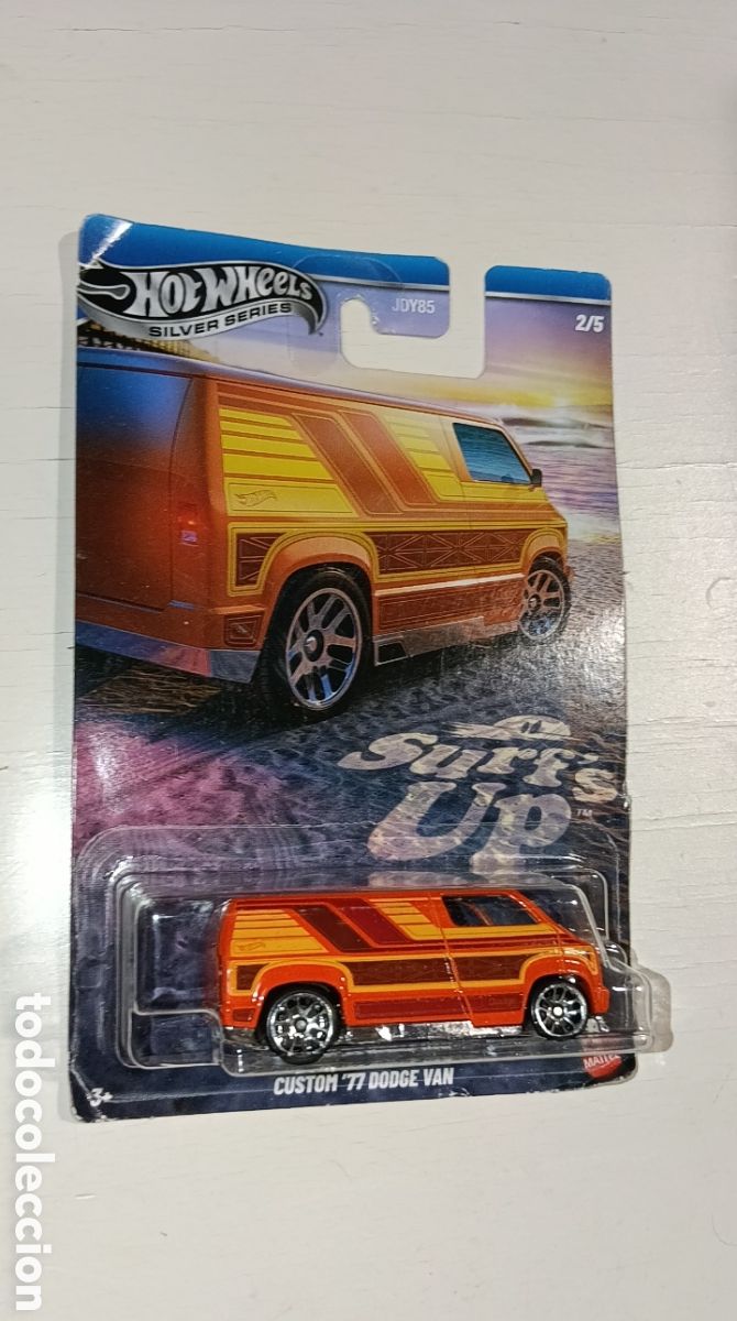 Coches a escala Hot Wheels: HOTWHEELS SILVER SERIES CUSTOM 77 DODGE VAN