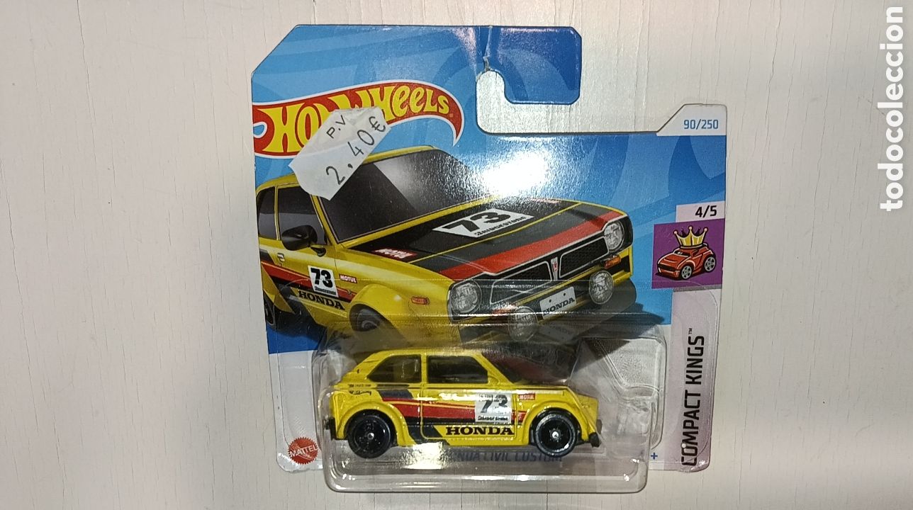 Coches a escala Hot Wheels: HOTWHEELS 73 HONDA CIVIC CUSTOM