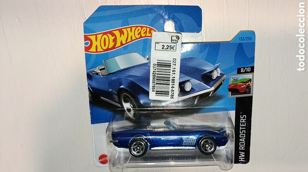 Coches a escala Hot Wheels: HOTWHEELS 72 STINGRAY CONVERTIBLE