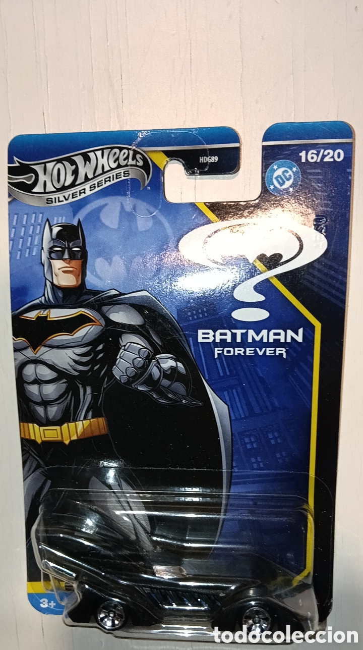 Coches a escala Hot Wheels: HOTWHEELS SILVER SERIES DC BATMAN FOREVER BATMOBILE