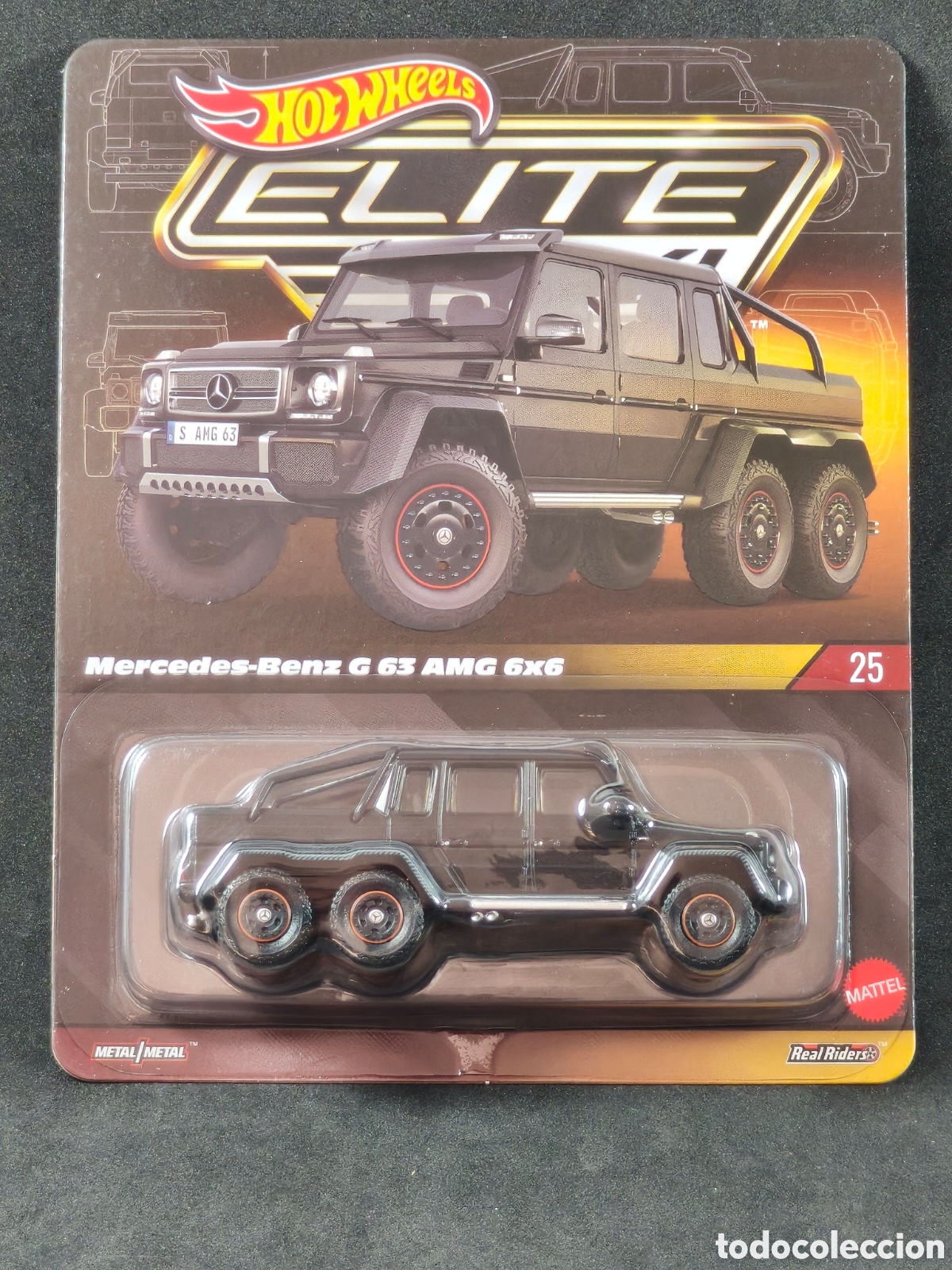 Coches a escala Hot Wheels: Mercedes Benz G63 AMG 6x6 de Hot Wheels 1:64 Mattel