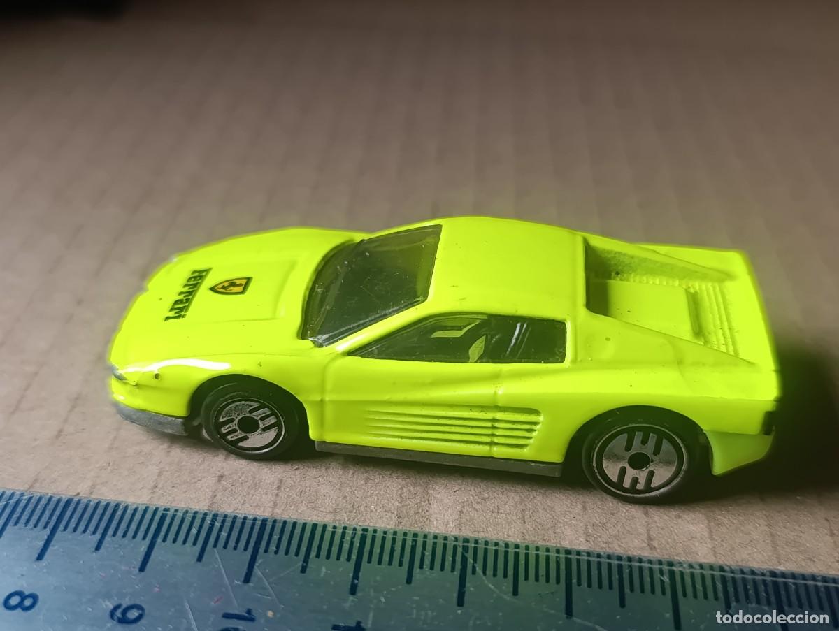 Coches a escala Hot Wheels: FIGURA DE PVC - FERRARI TESTAROSSA - HOT WHEELS - MATTEL - ( )