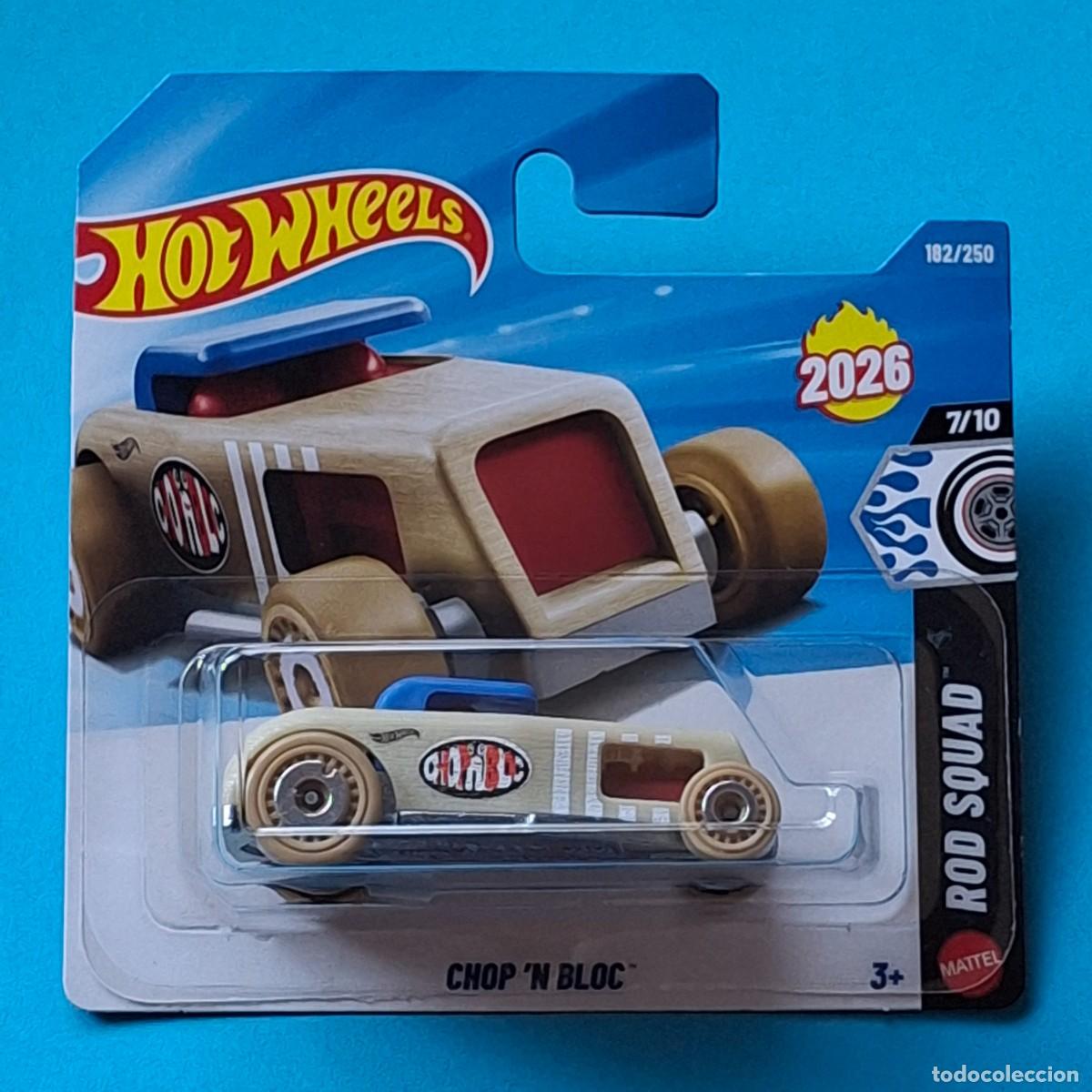 Coches a escala Hot Wheels: HOT WHEELS 2026 182/250 - CHOP&acute;N BLOC - NUEVO EN BLISTER - ESCALA 1/64