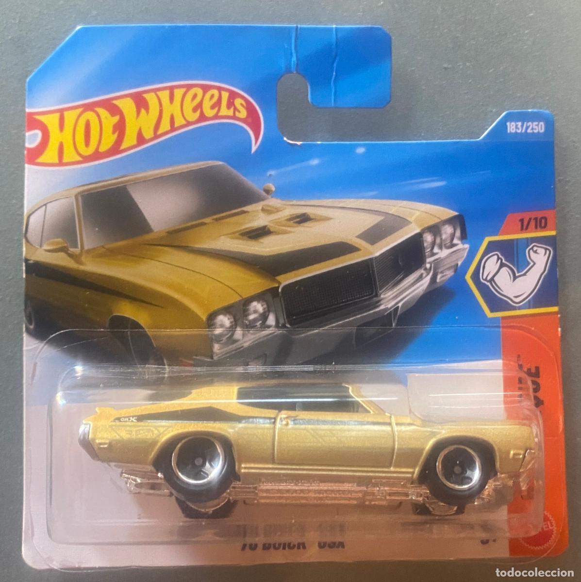 Coches a escala Hot Wheels: Coche diecast, metal. '70 Buick GSX. Escala 1:64. Hotwheels de Mattel. 2008. En blister cerrado.