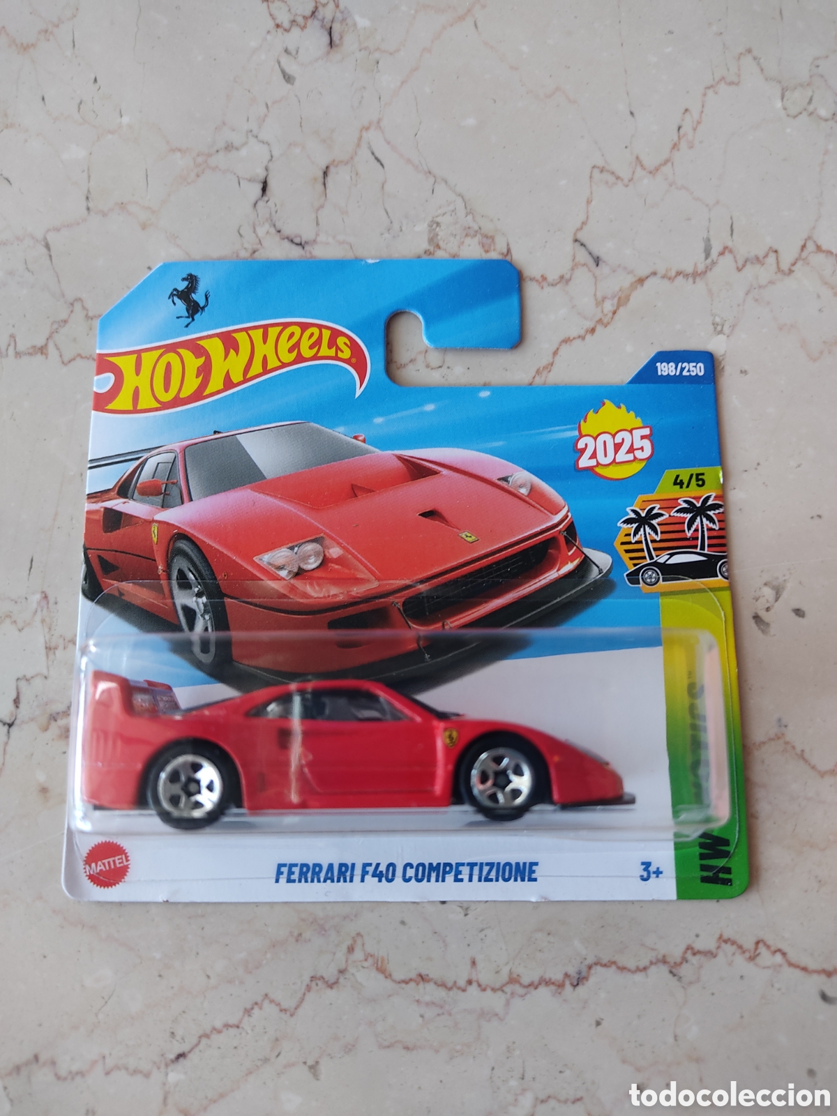 Carros em escala Hot Wheels: HOT WHEELS FERRARI F40 COMPETIZIONE