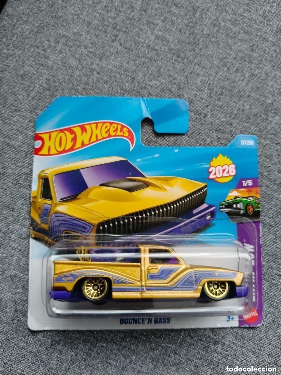 Coches a escala Hot Wheels: HOT WHEELS 2026 17/250 - BOUNCE&acute;N BASS / LAYIN&acute; LOW - ESCALA 1:64 (3)