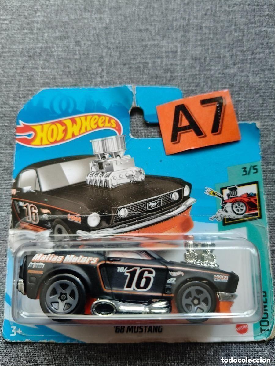 Voitures miniatures Hot Wheels: COCHES MINIATURA &acute;68 MUSTANG - HOT WHEELS TOONED 3/5 A&Ntilde;O 2021 - ESCALA 1:64 FORD 1968