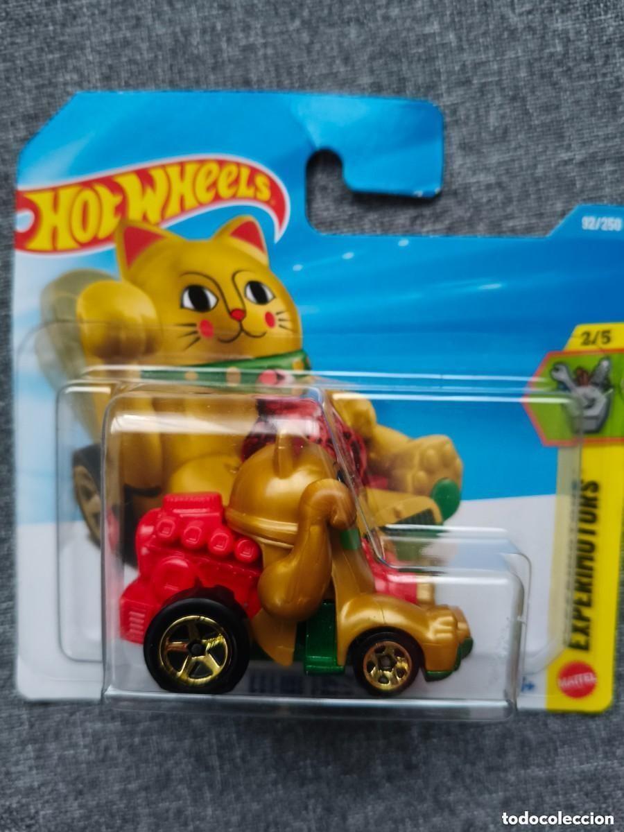 Auto in scala Hot Wheels: HOT WHEELS 2026 92/250 - FELIN LUCKY EXPERIMOTORS GATO DE LA SUERTE - ESCALA 1/64 (2)