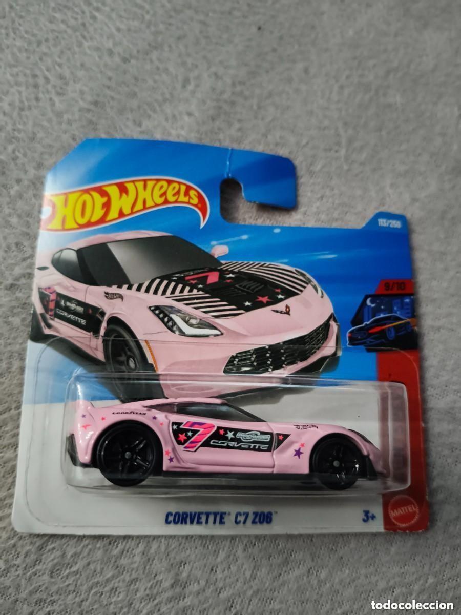 Carros em escala Hot Wheels: HOT WHEELS 2026 113/250 - CORVETTE C7 Z06 - ESCALA 1/64
