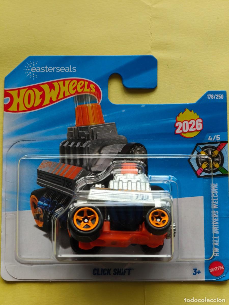 Carros em escala Hot Wheels: HOT WHEELS 2026 178/250 - CLICK SHIFT - ESCALA 1/64