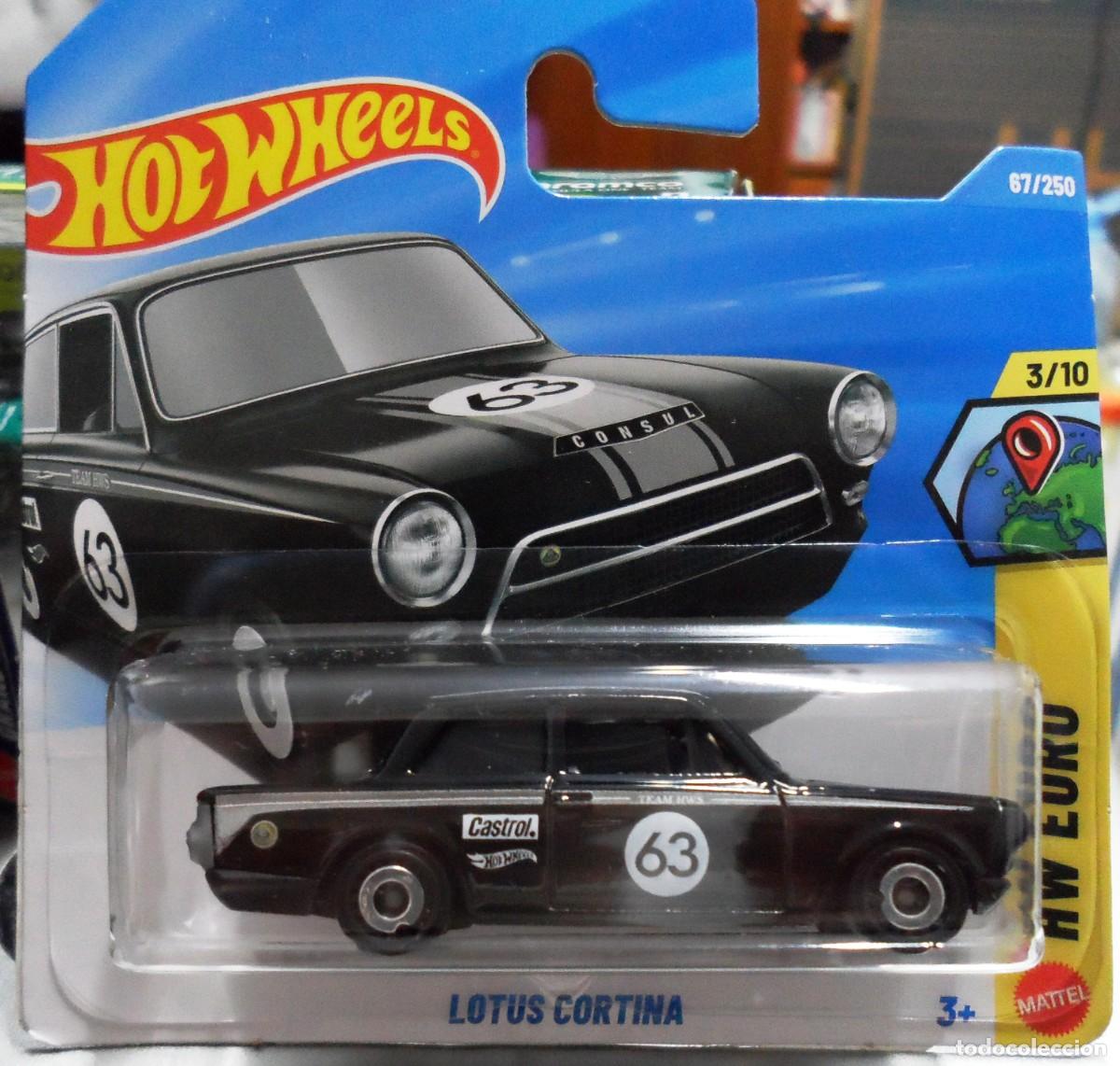 Coches a escala Hot Wheels: Lotus Cortina Negro de Hot wheels nuevo color