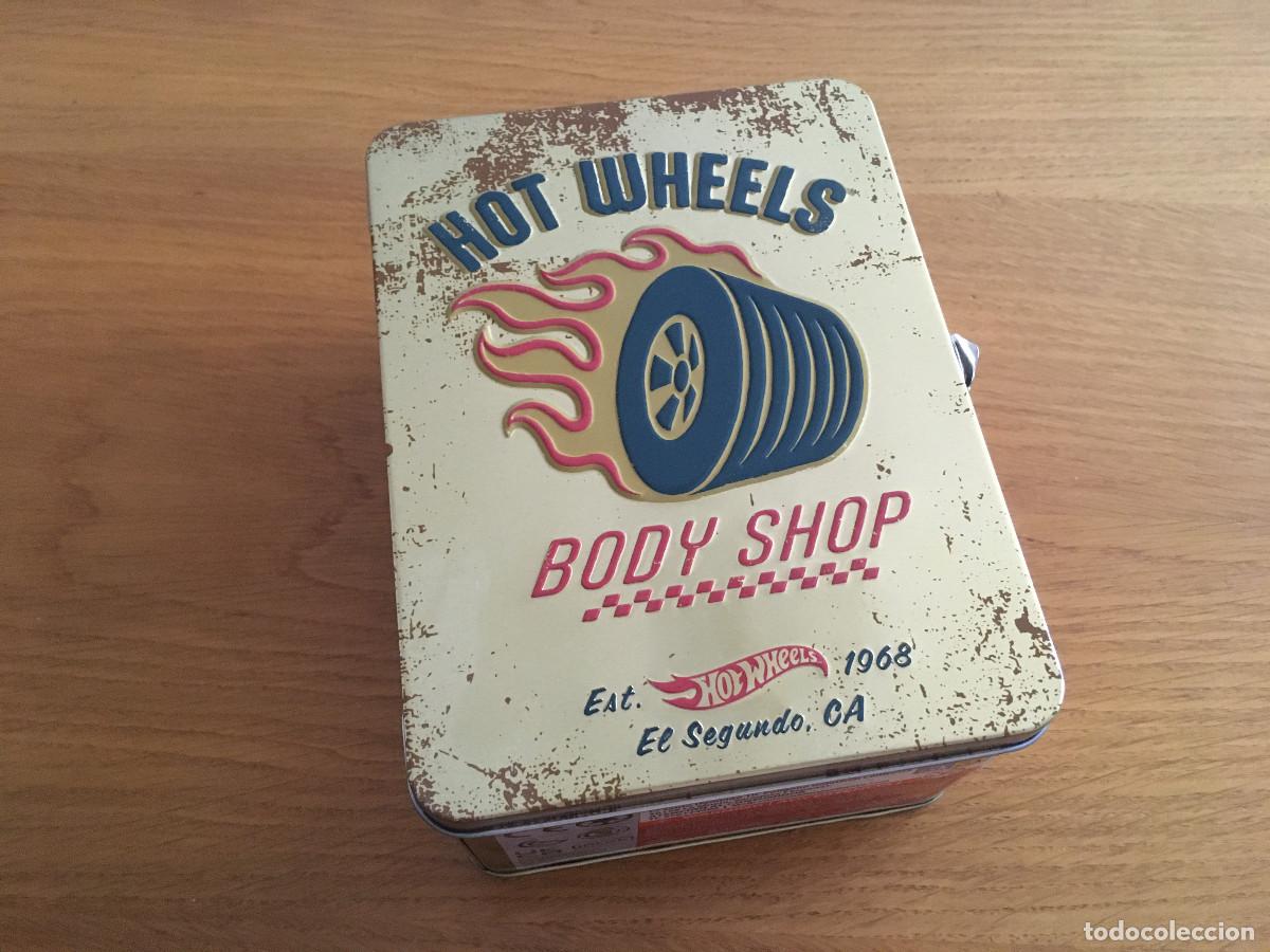 Coches a escala Hot Wheels: Caja hot wheels body shop para guardar 18 coches.