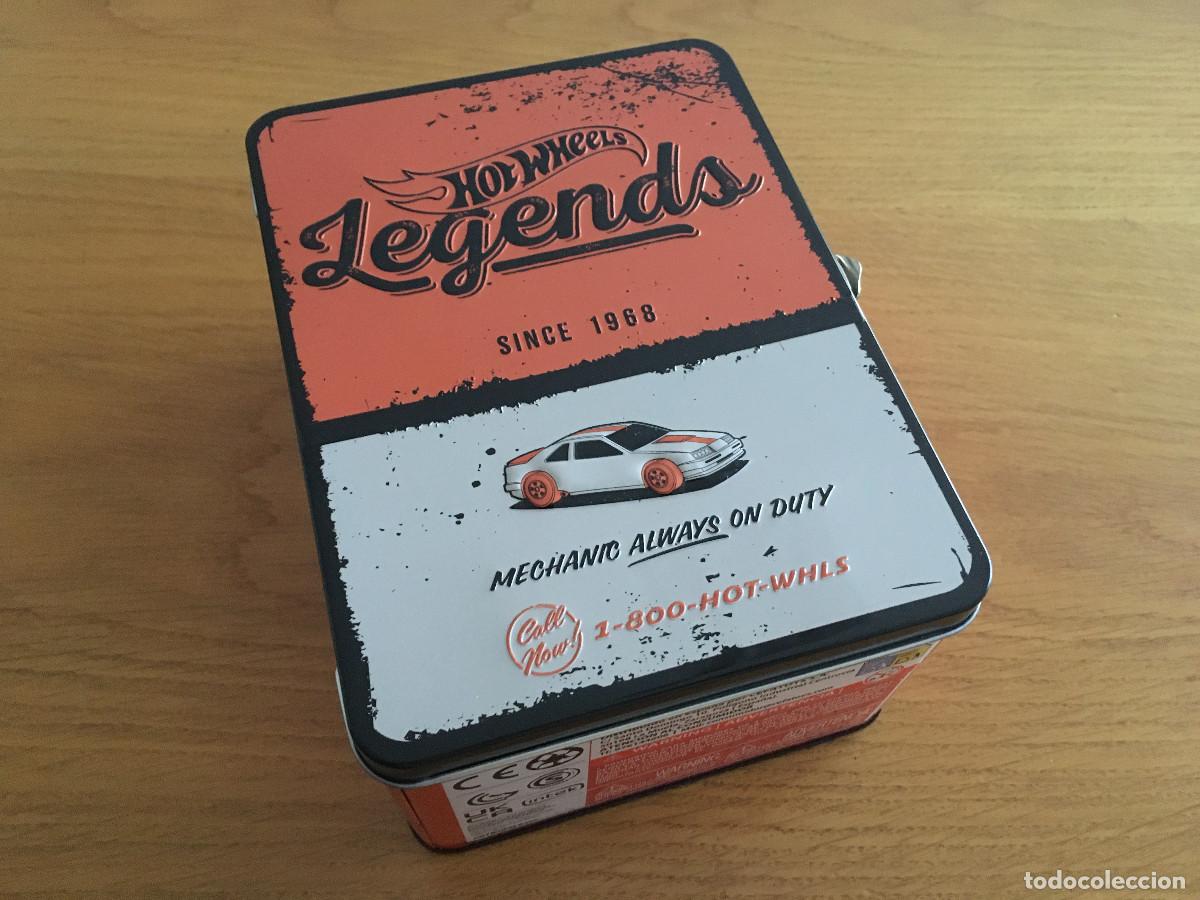 Coches a escala Hot Wheels: Caja hot wheels legends para guardar 18 coches.