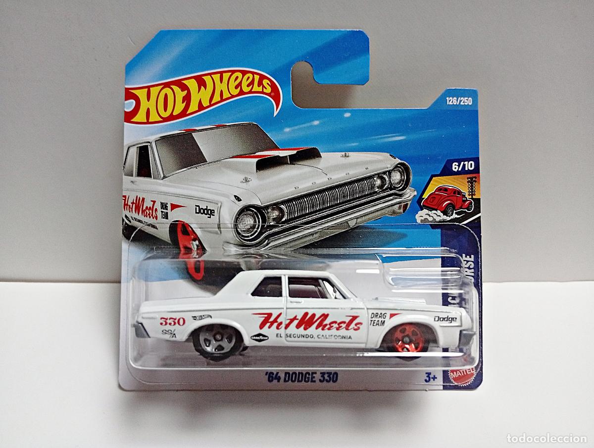 Coches a escala Hot Wheels: &acute;64 DODGE 330 - HOT WHEELS DRAG RACERS 6/10 2026 - COCHE 1:64 CAR 1964 EL SEGUNDO GOODYEAR TEAM SS/A
