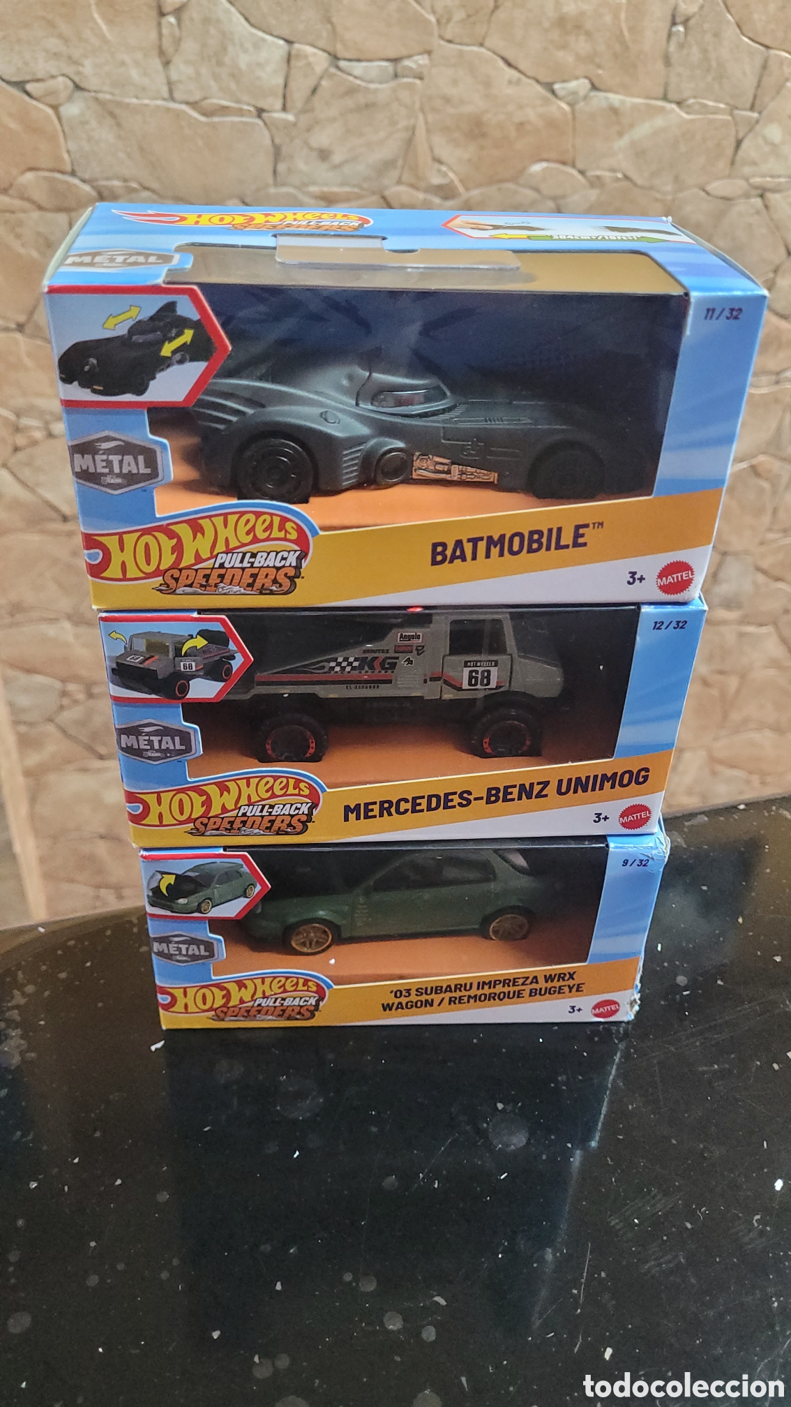 Coches a escala Hot Wheels: Hotwheels pull back speeders - Foto 2
