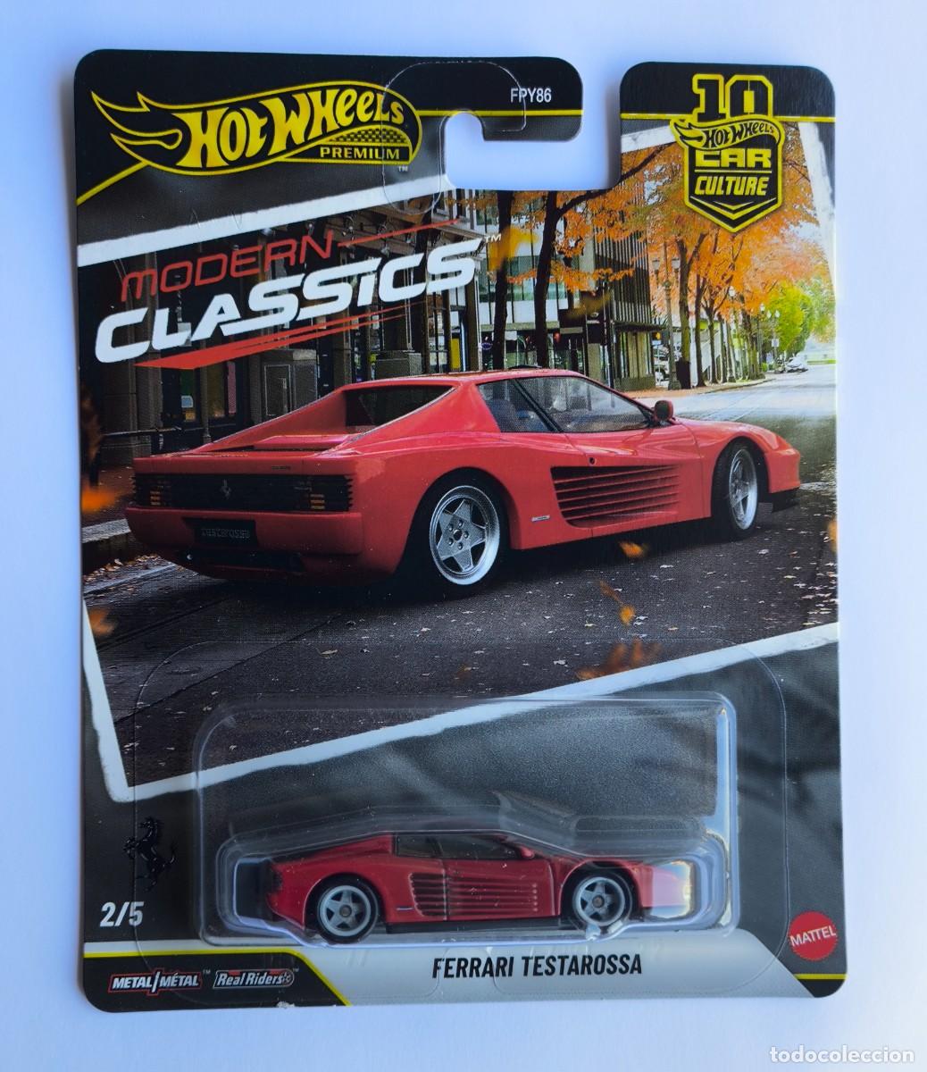 Coches a escala Hot Wheels: HOT WHEELS PREMIUM. FERRARI TESTAROSSA Modern Classics (3)