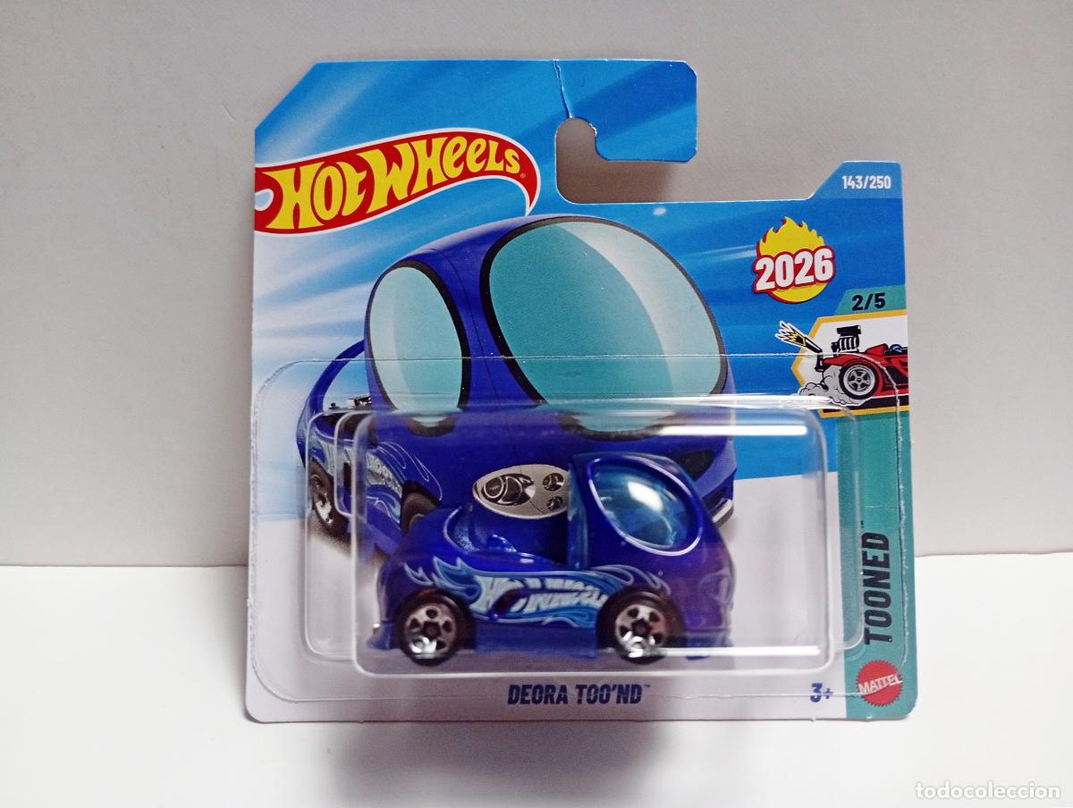 Coches a escala Hot Wheels: DEORA TOO&acute;ND - HOT WHEELS MATTEL TOONED 2/5 2026 - CAR COCHE 1:64 DEORA II AZUL BLUE