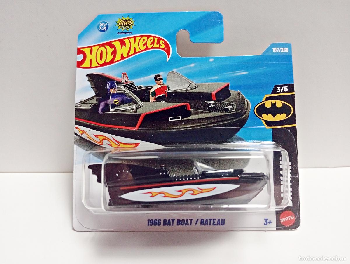 Coches a escala Hot Wheels: 1966 BAT BOAT / BATEAU HOT WHEELS MATTEL BATMAN 3/5 2026 CAR COCHE BOTE 1:64 LANCHA BARCO SHIP DC