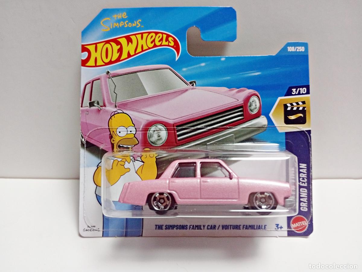 Coches a escala Hot Wheels: THE SIMPSONS FAMILY CAR HOMER SIMPSON - HOT WHEELS MATTEL HW SCREEN TIME 3/10 2026 COCHE 1:64 LOS