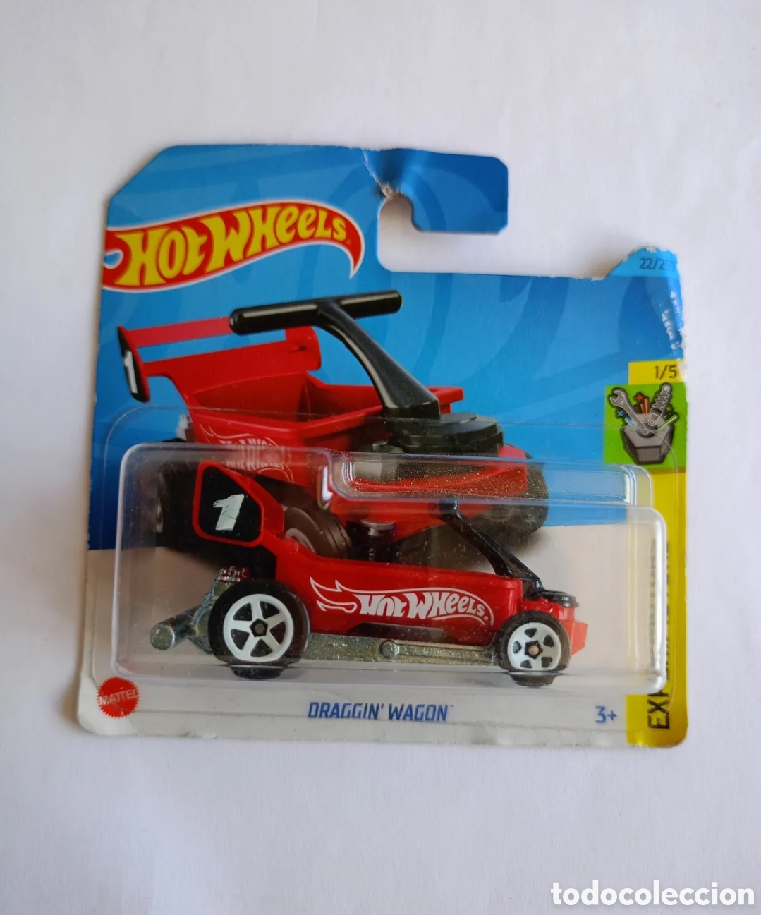 Carros em escala Hot Wheels: HOT WHEELS 2023 (22/250) - DRAGGIN WAGON EXPERIMOTORS - ESCALA 1/64