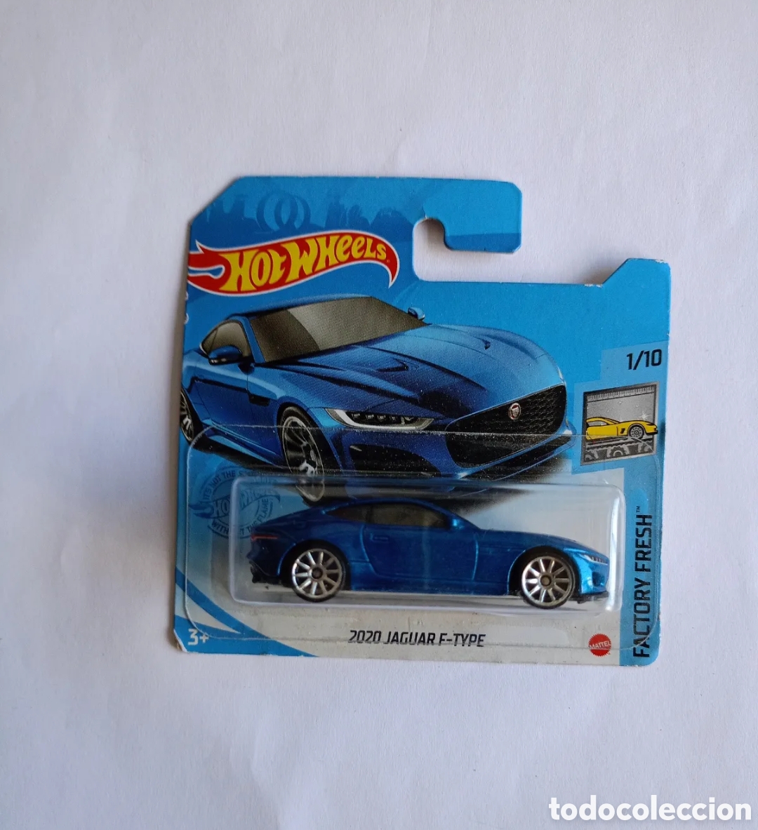Carros em escala Hot Wheels: HOT WHEELS 2021 25/250 - &acute;20 JAGUAR F-TYPE - FACTORY FRESH 1/10