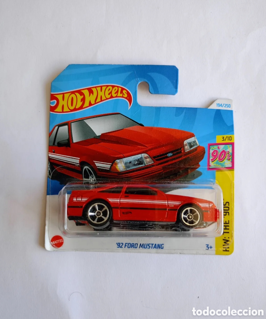 Carros em escala Hot Wheels: HOT WHEELS 2024 194/250 - &acute;92 FORD MUSTANG - NUEVO EN BLISTER - ESCALA 1:64