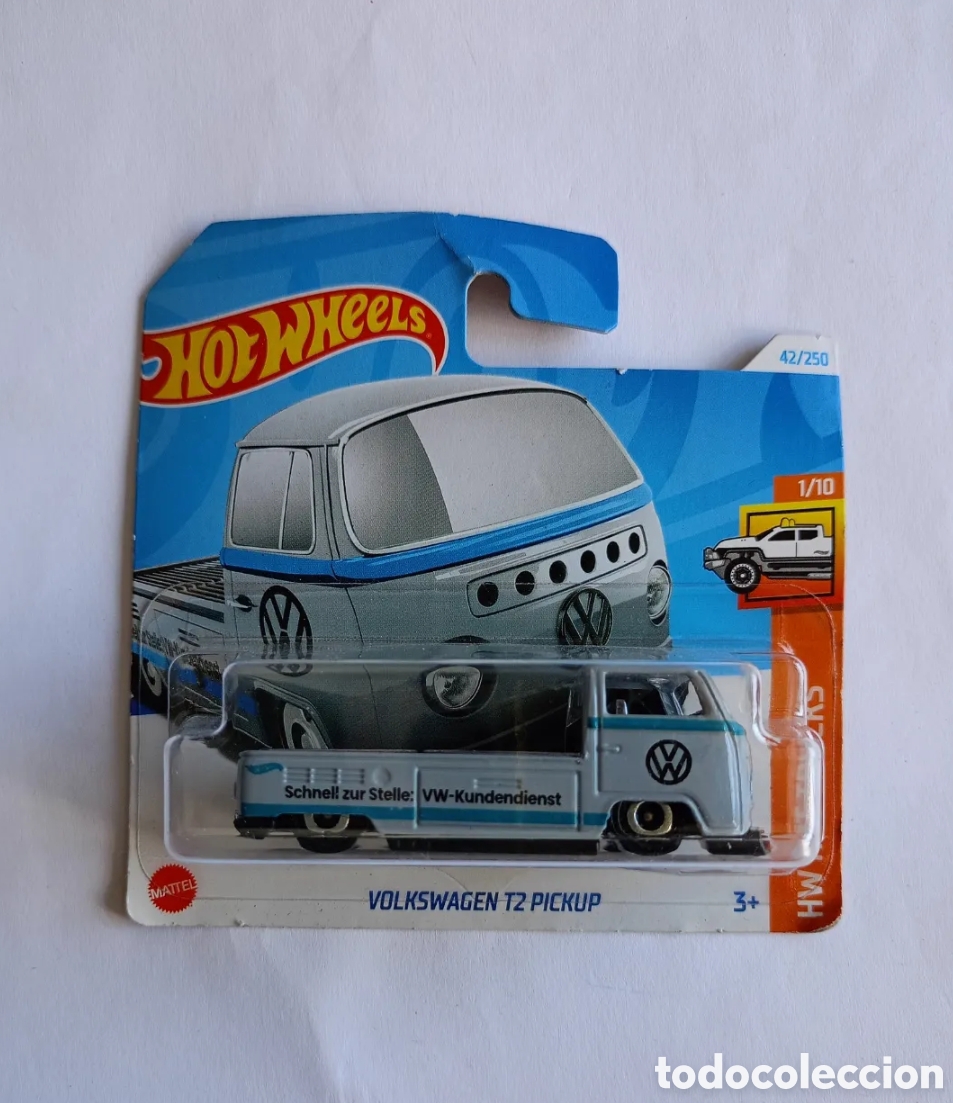 Carros em escala Hot Wheels: Volkswagen t2 pickup hot trucks