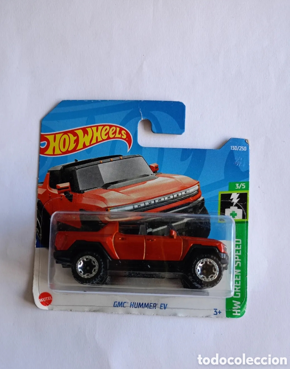 Carros em escala Hot Wheels: HOT WHEELS: GMC HUMMER EV (HW GREEN SPEED 3/5) (MATTEL)