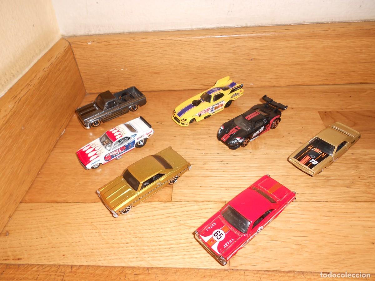 Coches a escala Hot Wheels: LOTE 7 COCHES / 6 DEPORTIVOS y 1 CAMIONETA - Escala 1:64 - HOT WHEELS / HOTWHEELS