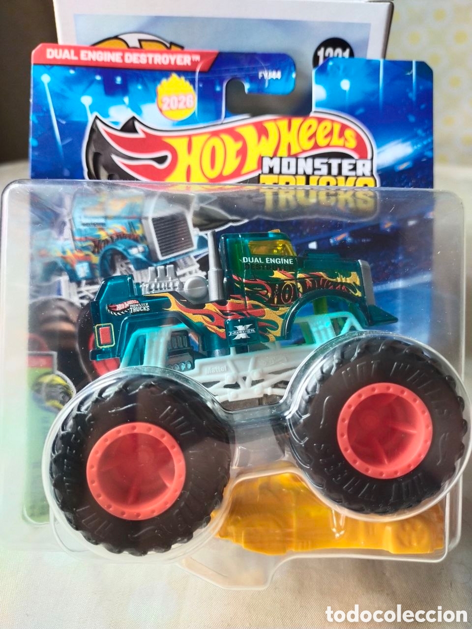 Coches a escala Hot Wheels: Double Engine Destroyer (Monster Trucks) - Hot Wheels