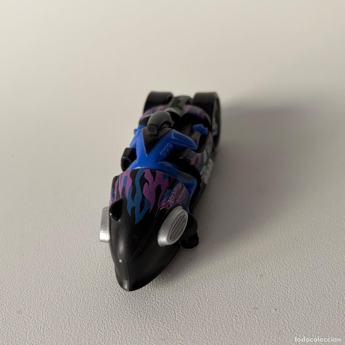 Coches a escala Hot Wheels: Moto Hot Wheels Thunder Cycles Pull-Dog Combat Force 2004 - Foto 5