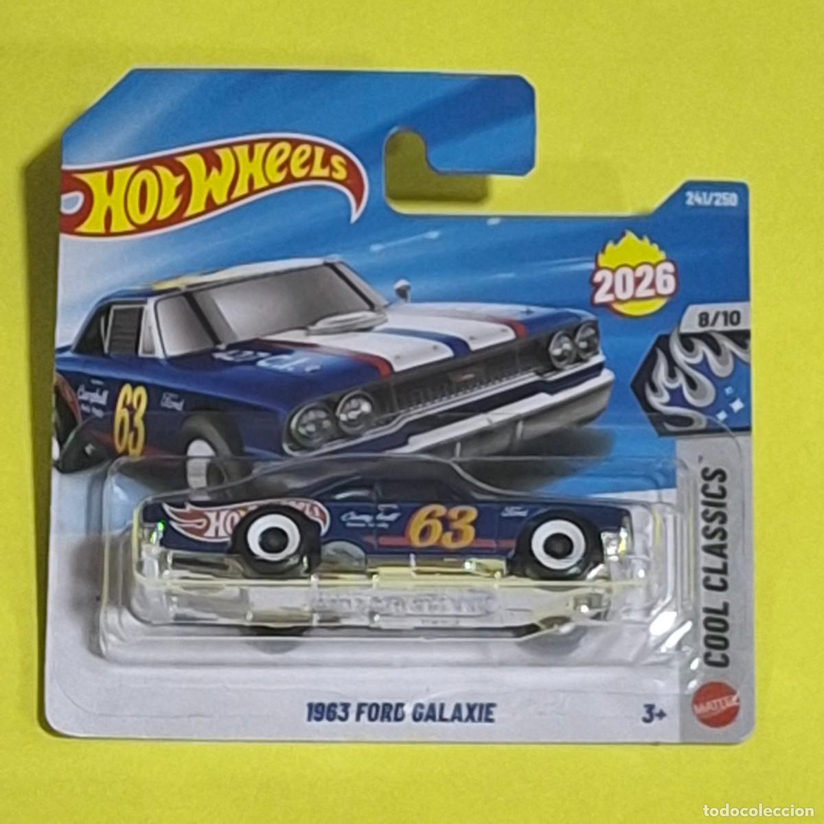Coches a escala Hot Wheels: HOT WHEELS 2026 241/250 - 1963 FORD GALAXIE - NUEVO EN BLISTER - ESCALA 1/64