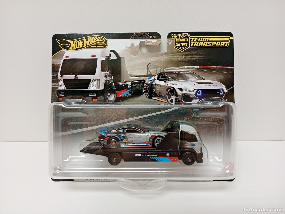 Coches a escala Hot Wheels: 2024 FORD MUSTANG RTR SPEC 5-FD + AERO LIFT HOT WHEELS PREMIUM CAR CULTURE TEAM TRANSPORT 2026 PACK
