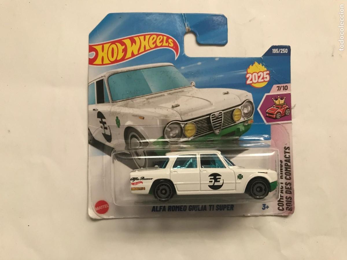 Coches a escala Hot Wheels: Coche Hot Wheels. Alfa Romeo Giulia TI Super