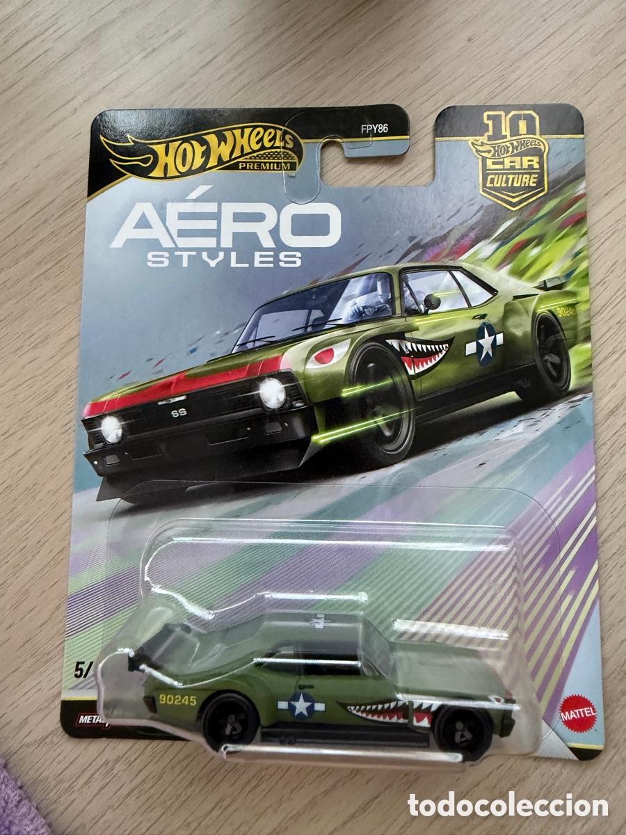 Coches a escala Hot Wheels: Hot Wheels Premium Custom &rsquo;70 Chevy Nova Aero Styles 5/5