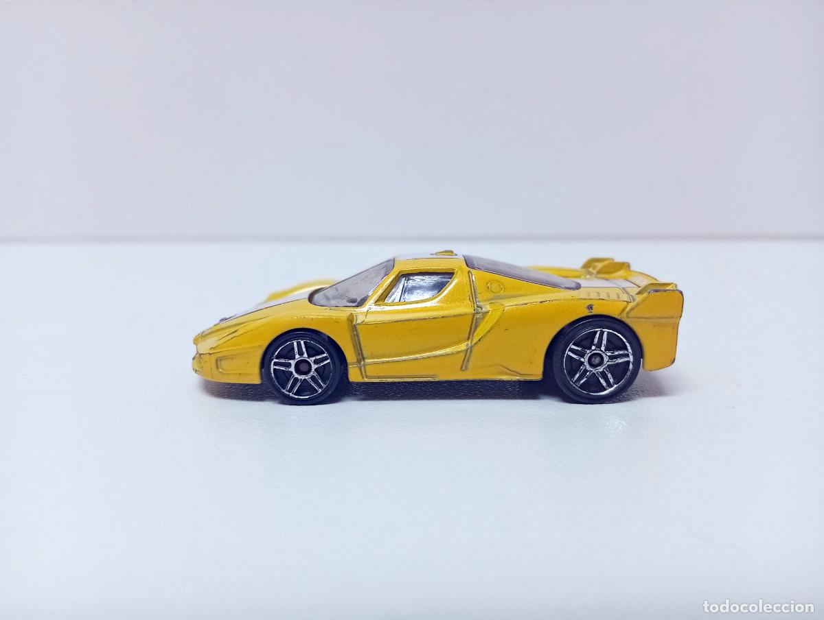 Coches a escala Hot Wheels: FERRARI FXX - HOT WHEELS MATTEL MALAYSIA 2008 NEW MODELS - COCHE 1:64 DEPORTIVO AMARILLO YELLOW CAR