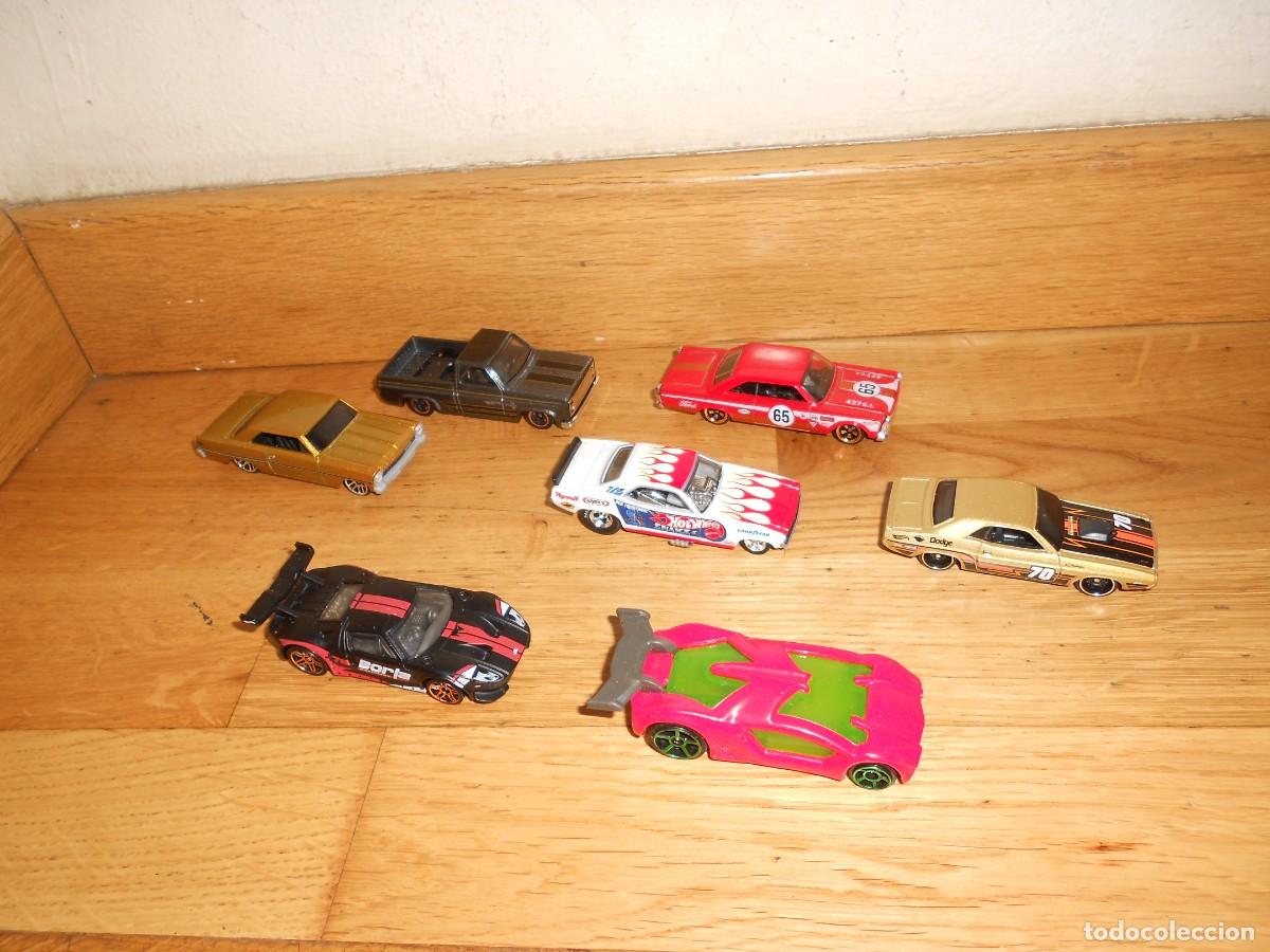 Coches a escala Hot Wheels: LOTE 7 COCHES / 6 DEPORTIVOS y 1 CAMIONETA - Escala 1:64 - HOT WHEELS &rdquo; LEER BIEN LA DESCRIPCION &rdquo;