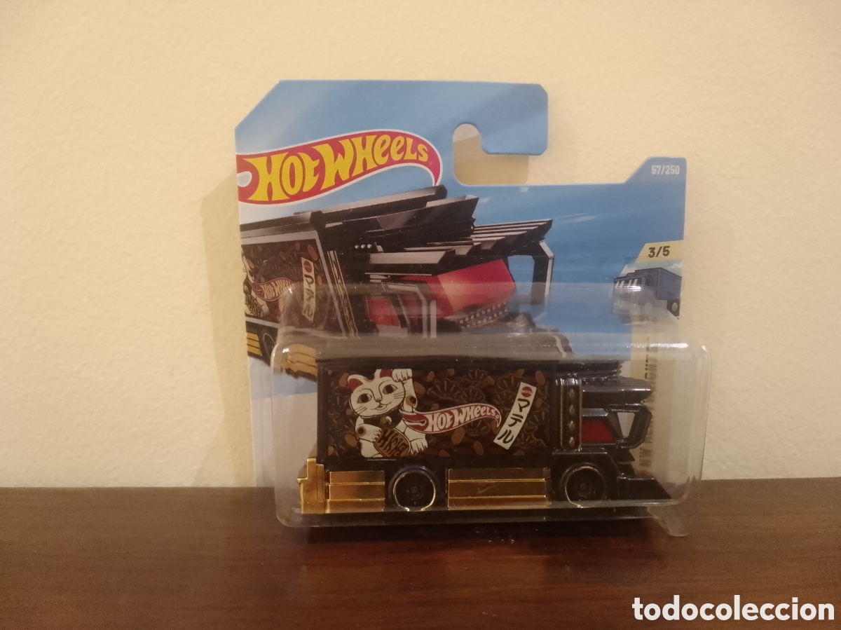 Coches a escala Hot Wheels: Coche miniatura Hot Wheels HW Heavyweights - 2026 - 57/250 - Raijin Expres - 3/5 - Nuevo en blister