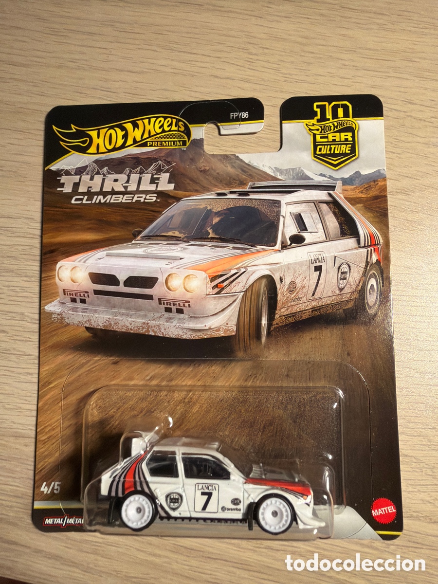 Coches a escala Hot Wheels: Hot Wheels Premium Lancia Delta S4 &ndash; Thrill Climbers