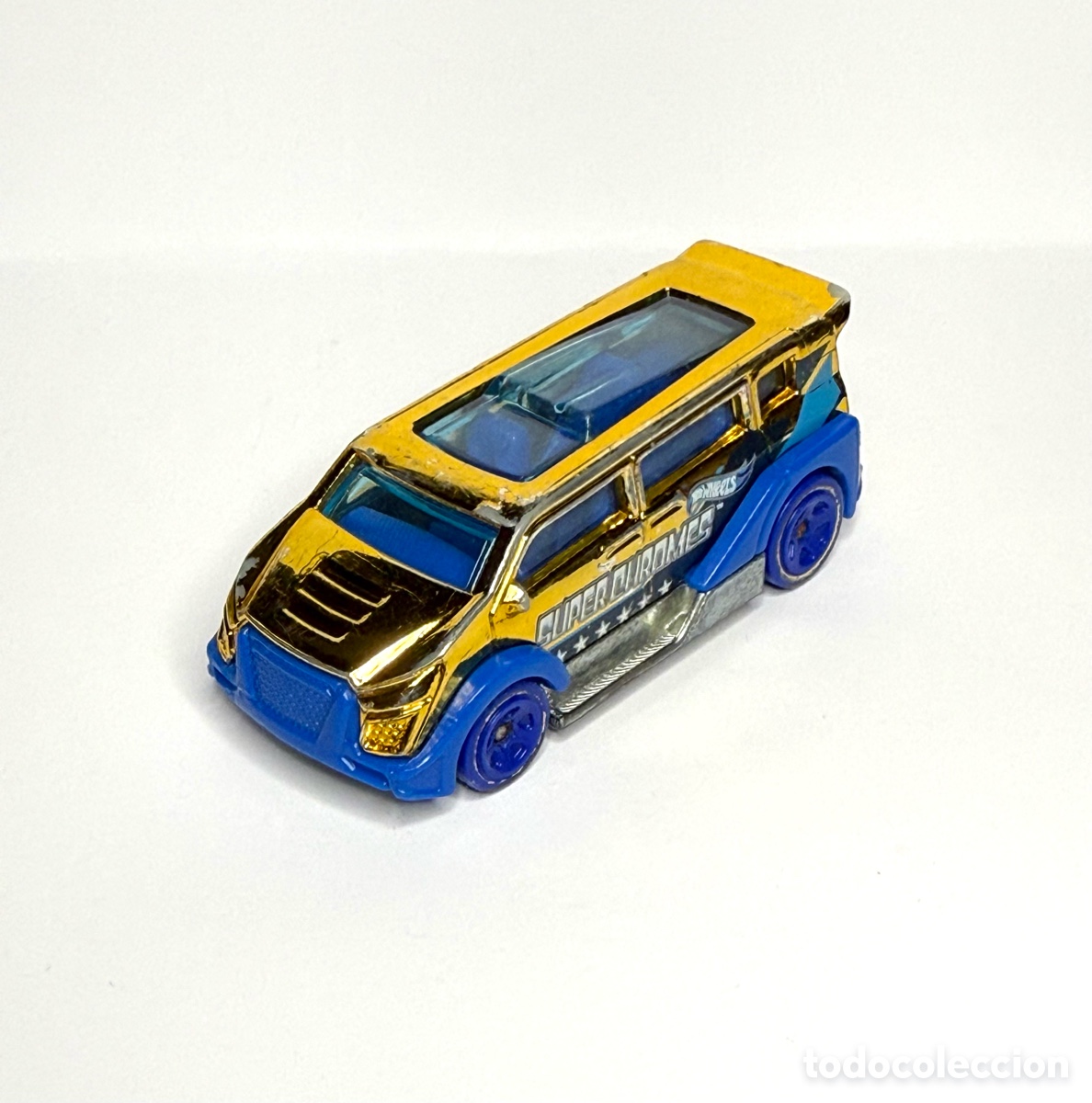 Coches a escala Hot Wheels: Hot Wheels Speedbox dorado 2012 - Foto 2